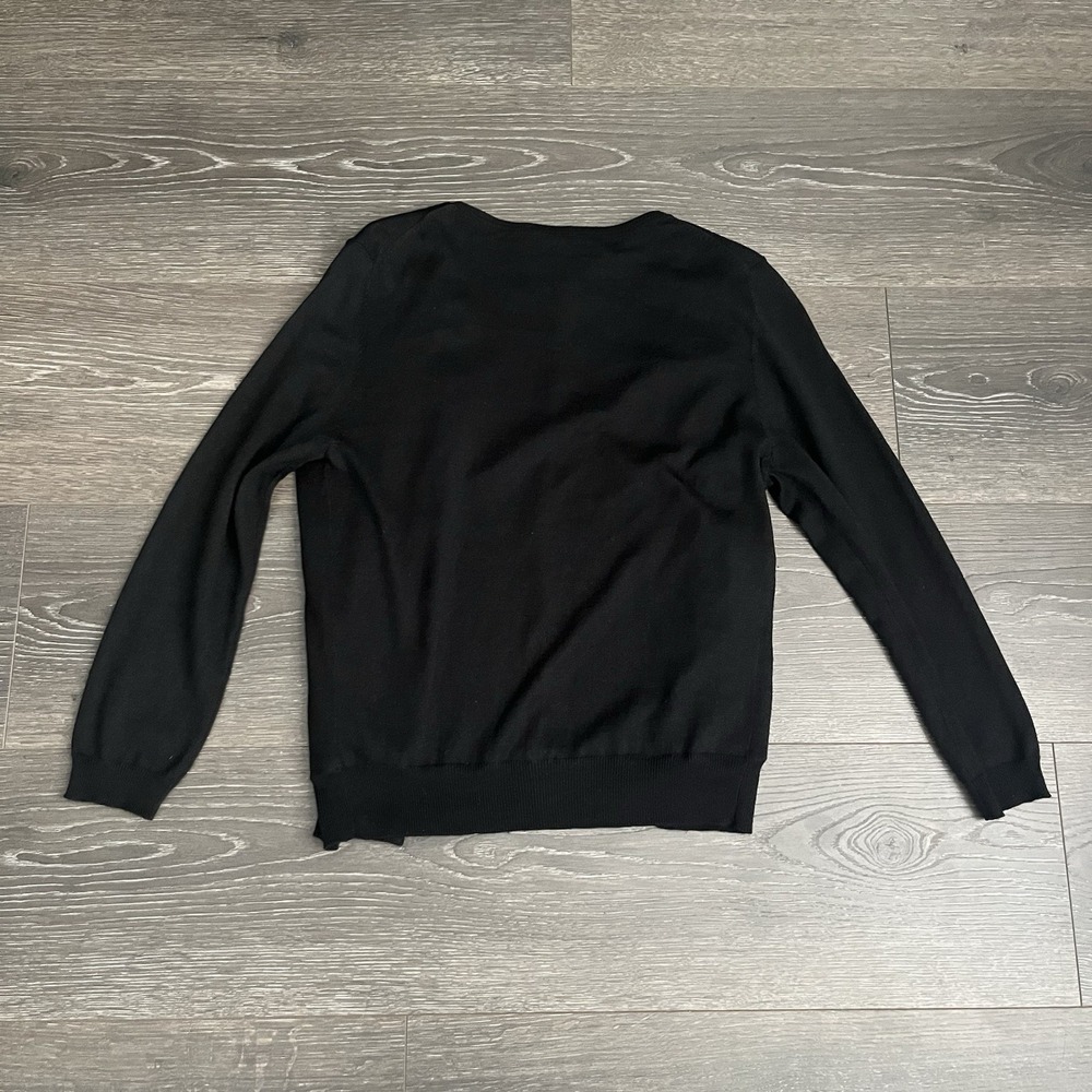 The Limited‎ Black Silk Cashmere Blend Cardigan Sweater Womens Small Vtg Y2K 90s - Picture 6 of 9